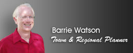 Barrie Watson, Urban and Regional Planner